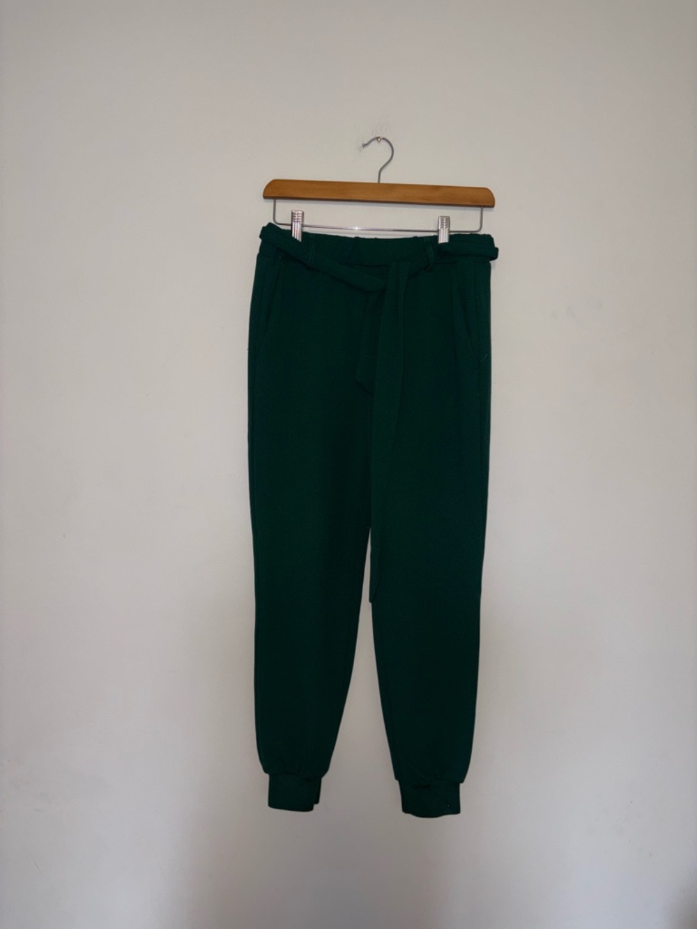 Rachel Zoe ~ Green Belted Joggers